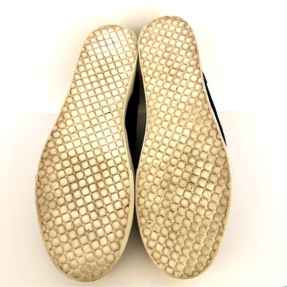 Steve Madden Wedgie Black Double Zipper High Top Sneaker Size 9.5 - Picture 8 of 9